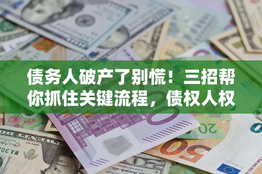 武汉债务人破产了别慌！三招帮你抓住关键流程，债权人权益不再缩水