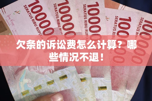 武汉欠条的诉讼费怎么计算?哪些情况不退! 武汉欠条的诉讼费怎么计算?哪些情况不退!