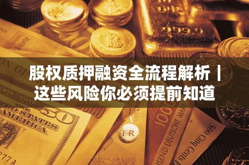 武汉股权质押融资全流程解析｜这些风险你必须提前知道