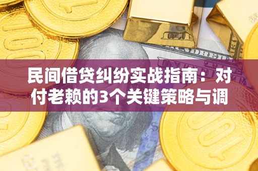 武汉民间借贷纠纷实战指南：对付老赖的3个关键策略与调解盲区解析