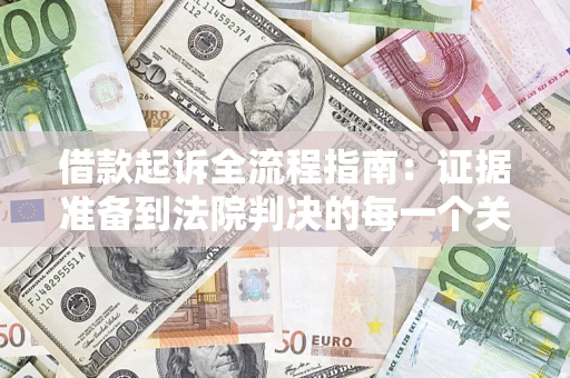 武汉借款起诉全流程指南：证据准备到法院判决的每一个关键步骤