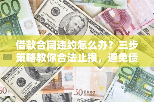 武汉借款合同违约怎么办？三步策略教你合法止损，避免债务危机升级